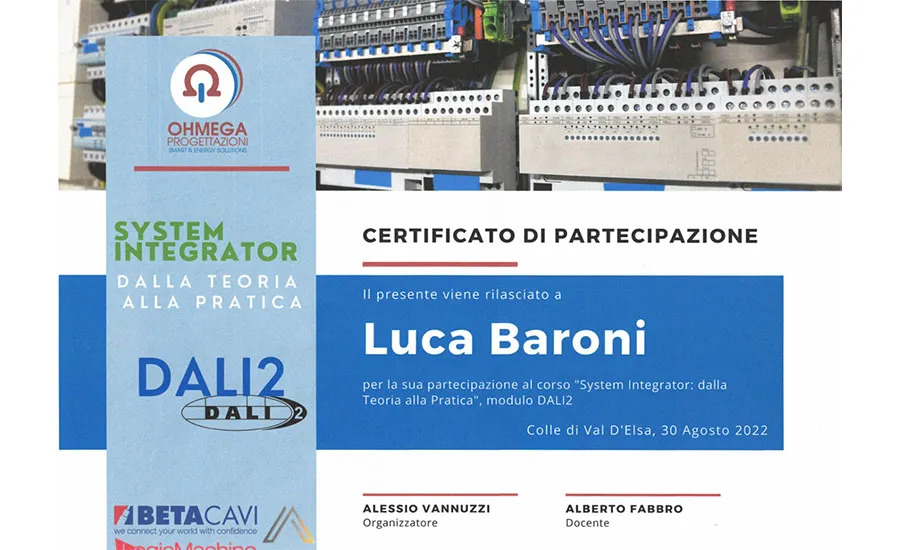 Certificato Elettrosistemista™